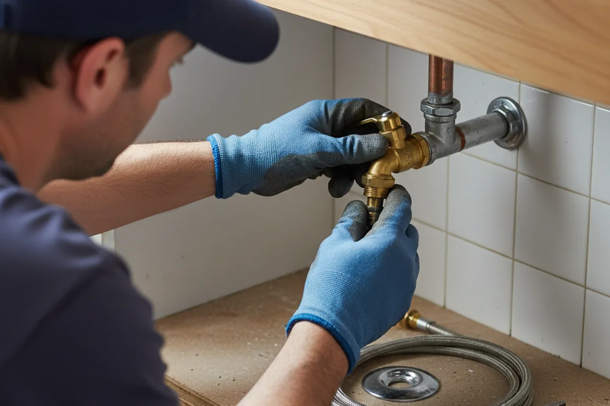Shutoff valve and fitting work during Faucet and Fixture Repair in Pinole